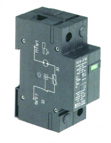 2P 330V 20kA 10/350 CLASS 1+2 SURGE ARRESTER