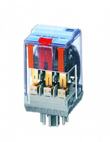 12VDC 10A  RELCO 11 PIN PLUG IN RELAY WITH FLAG IND.