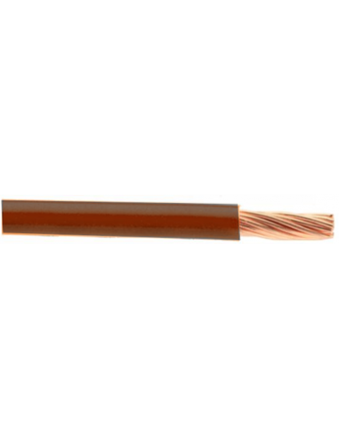 0.5mm BROWN FLEX WIRE /1000M DRUM