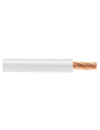 0.5mm WHITE FLEX WIRE /1000M DRUM